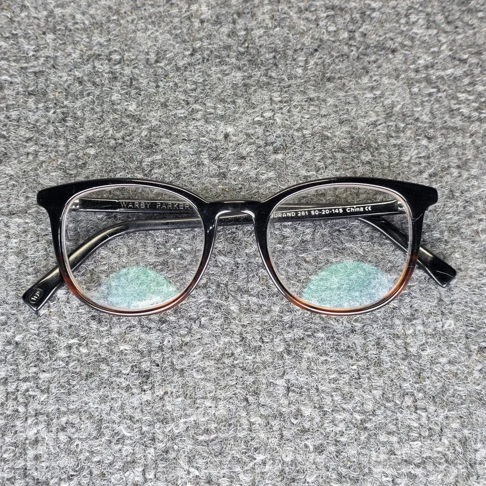 Warby Parker Eyeglasses Durand 281 Black Tortoise Frames ONLY 50-20-145